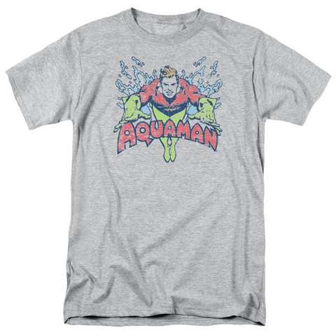 DC-Splish Splash - Short Sleeve Adult 18-1 Tee - Athletic Heather- Large