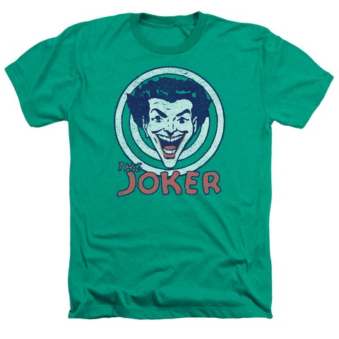 Dc-Joke Target - Adult Heather Tee - Kelly Green- Extra Large -  Trevco, DCO874-HA-4