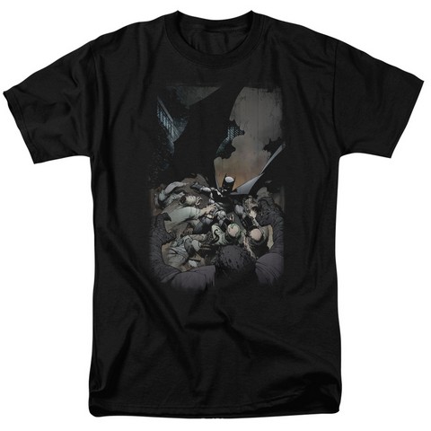 Batman-Batman No.1 - Short Sleeve Adult 18-1 Tee - Black- Large