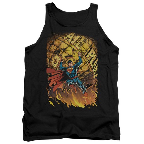 Superman-Superman No.1 - Adult Tank Top - Black- Medium