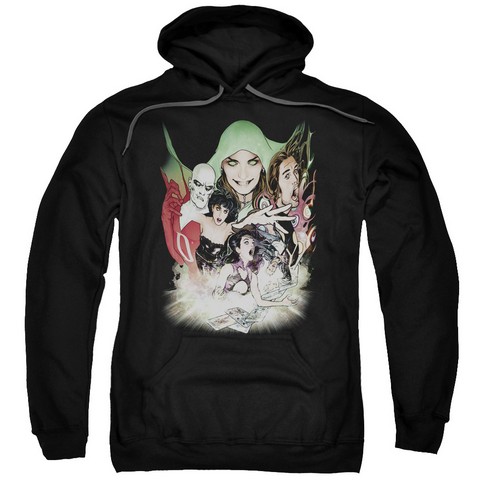 Dcr-Justice League Dark - Adult Pull-Over Hoodie - Black- Medium