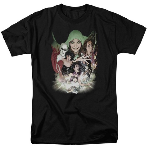 Dcr-Justice League Dark - Short Sleeve Adult 18-1 Tee - Black- Small