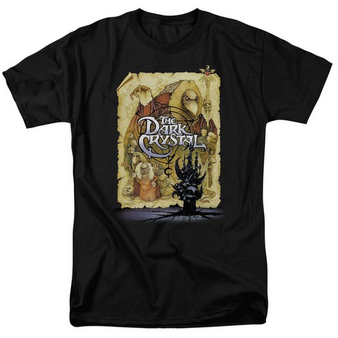 Dark Crystal-Poster - Short Sleeve Adult 18-1 Tee - Black- Small