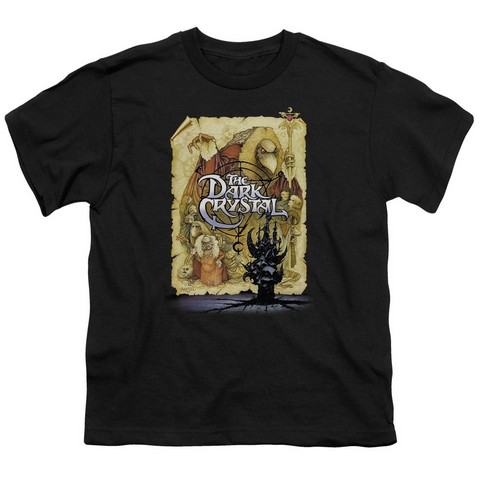 Dark Crystal-Poster - Short Sleeve Youth 18-1 Tee - Black- Extra Large