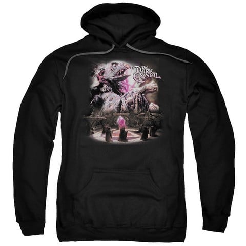 Dark Crystal-Power Mad - Adult Pull-Over Hoodie - Black- 3X