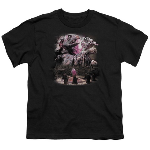 Dark Crystal-Power Mad - Short Sleeve Youth 18-1 Tee - Black- Extra Large