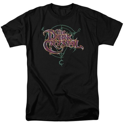 Dark Crystal-Symbol Logo - Short Sleeve Adult 18-1 Tee - Black- Medium