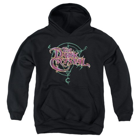 Dark Crystal-Symbol Logo - Youth Pull-Over Hoodie - Black- Medium