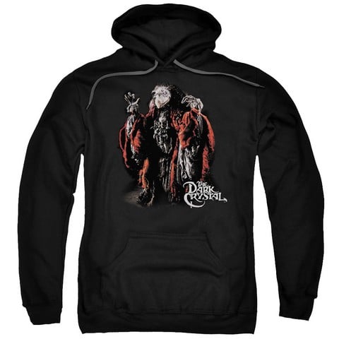 Dark Crystal-Skeksis - Adult Pull-Over Hoodie - Black- Medium