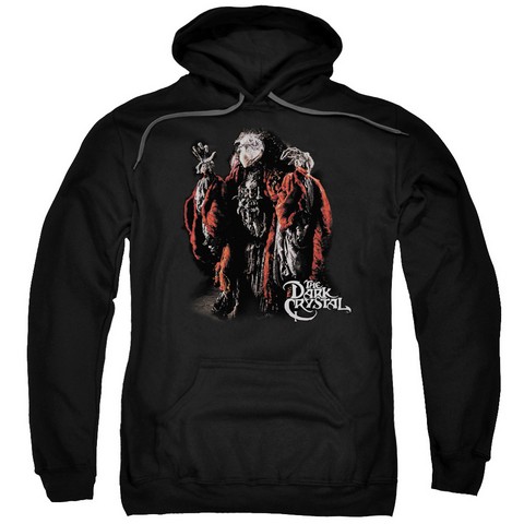 Dark Crystal-Skeksis - Adult Pull-Over Hoodie - Black- Large
