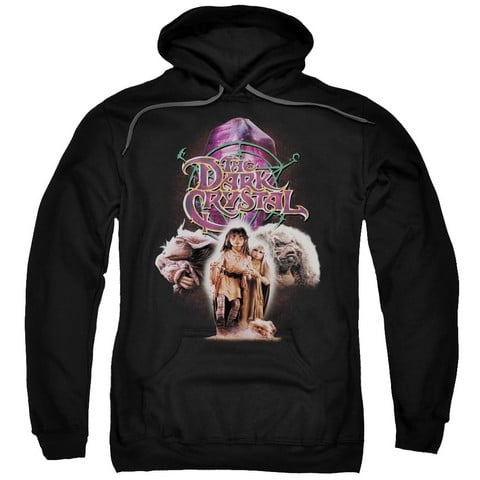 Dark Crystal-The Good Guys - Adult Pull-Over Hoodie - Black- Large