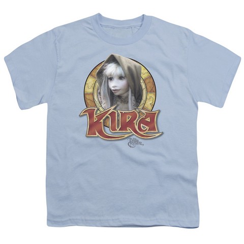 Dark Crystal-Kira Circle - Short Sleeve Youth 18-1 Tee - Light Blue- Small