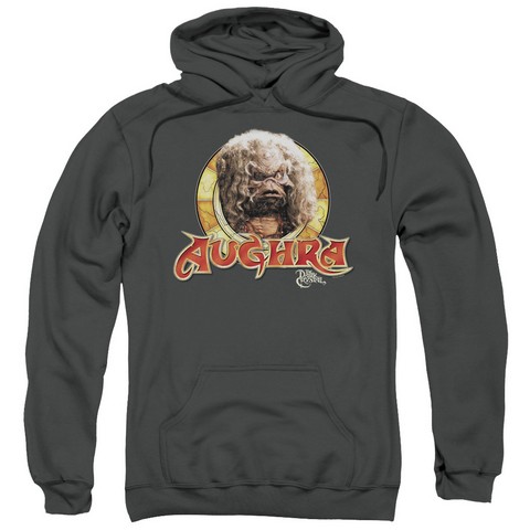 Dark Crystal-Aughra Circle - Adult Pull-Over Hoodie - Charcoal- Medium
