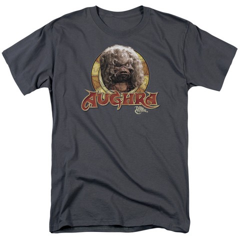 Dark Crystal-Aughra Circle - Short Sleeve Adult 18-1 Tee - Charcoal- Small