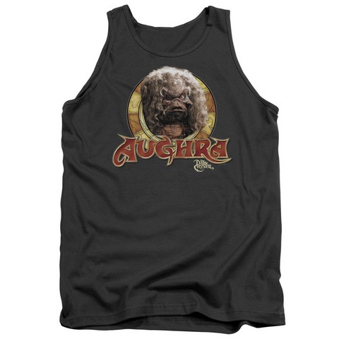 Dark Crystal-Aughra Circle - Adult Tank Top - Charcoal- Medium