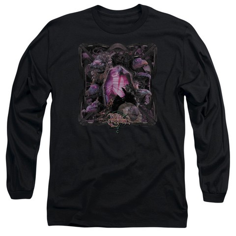 Dark Crystal-Lust For Power - Long Sleeve Adult 18-1 Tee - Black- Medium