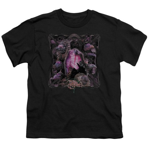 Dark Crystal-Lust For Power - Short Sleeve Youth 18-1 Tee - Black- Small