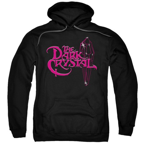 Dark Crystal-Bright Logo - Adult Pull-Over Hoodie - Black- Small