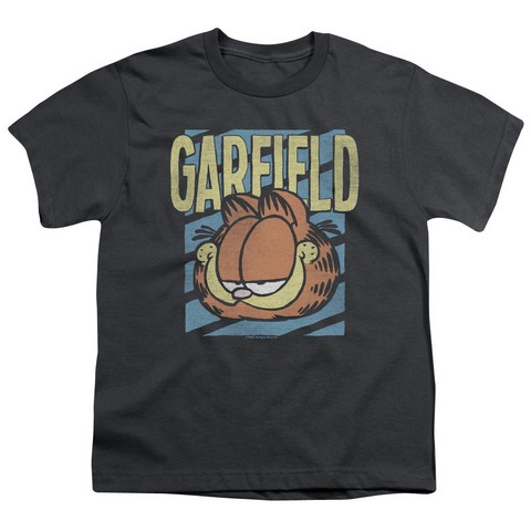 Garfield-Rad Garfield Short Sleeve Youth 18-1 Tee- Charcoal - Small