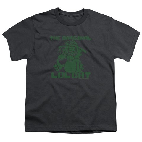 Garfield-Og Lol Short Sleeve Youth 18-1 Tee- Charcoal - Small