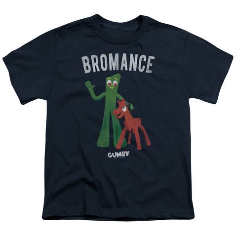 Gumby-Bromance Short Sleeve Youth 18-1 Tee- Navy - Large