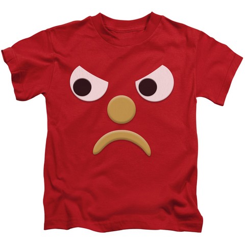 Gumby-Blockhead G Short Sleeve Juvenile 18-1 Tee- Red - Medium 5-6