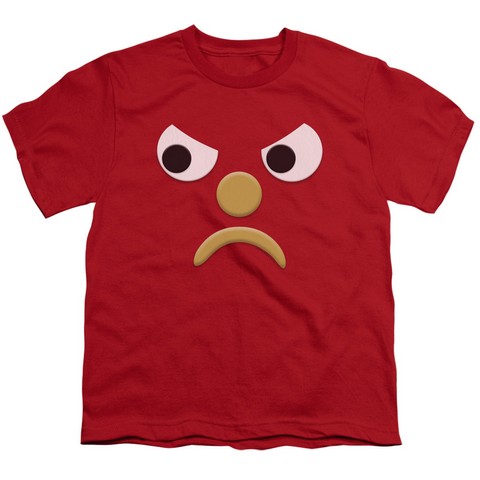 Gumby-Blockhead G Short Sleeve Youth 18-1 Tee- Red - Medium