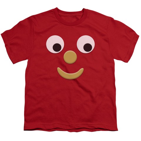 Gumby-Blockhead J Short Sleeve Youth 18-1 Tee- Red - Large