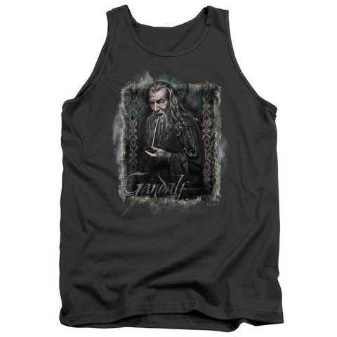 The Hobbit-Gandalf Adult Tank Top- Charcoal - Medium
