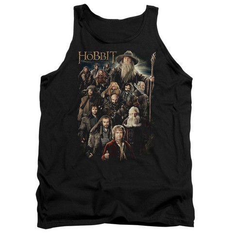 The Hobbit-Somber Company Adult Tank Top- Black - Medium