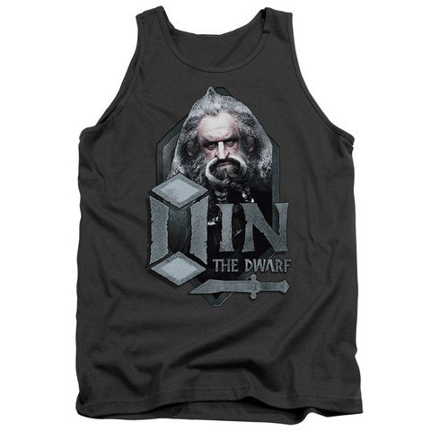 The Hobbit-Oin Adult Tank Top- Charcoal - Medium
