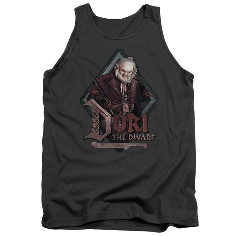The Hobbit-Dori Adult Tank Top- Charcoal - Medium