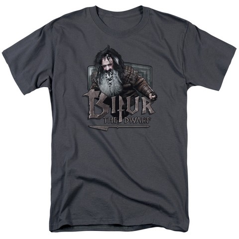 The Hobbit-Bifur Short Sleeve Adult 18-1 Tee- Charcoal - Medium