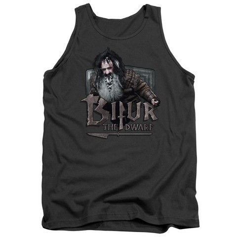 The Hobbit-Bifur Adult Tank Top- Charcoal - Small
