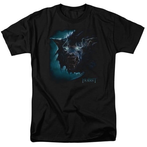 The Hobbit-Warg Short Sleeve Adult 18-1 Tee- Black - Medium