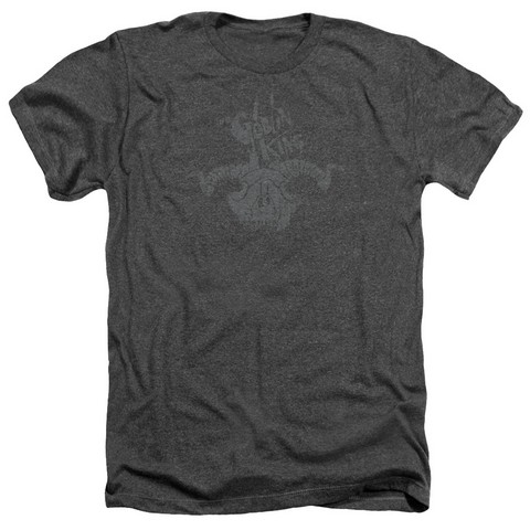 The Hobbit-Golin King Symbol Adult Heather Tee- Charcoal - Medium