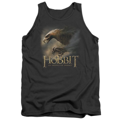 The Hobbit-Great Eagle Adult Tank Top- Charcoal - Large