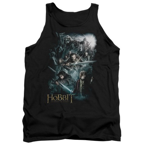 The Hobbit-Epic Adventure Adult Tank Top- Black - Medium