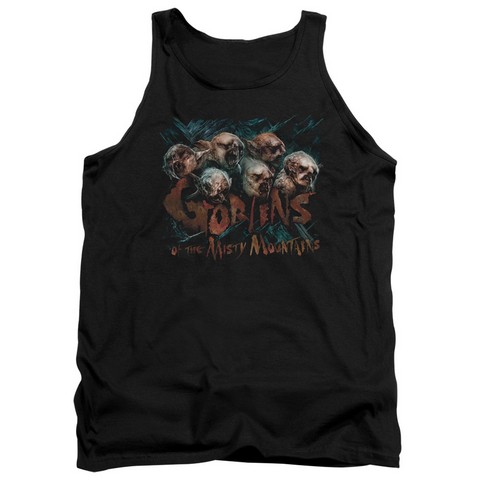 The Hobbit-Misty Goblins Adult Tank Top- Black - Medium