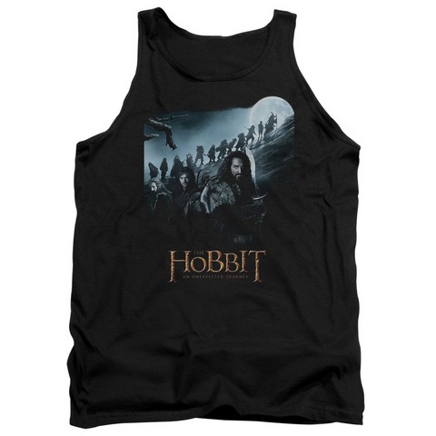 The Hobbit-A Journey Adult Tank Top- Black - Medium