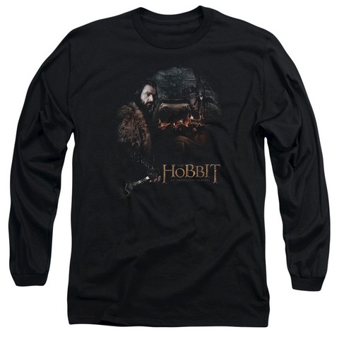 The Hobbit-Cauldron Long Sleeve Adult 18-1 Tee- Black - XL