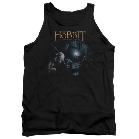 The Hobbit-Light Adult Tank Top- Black - Medium