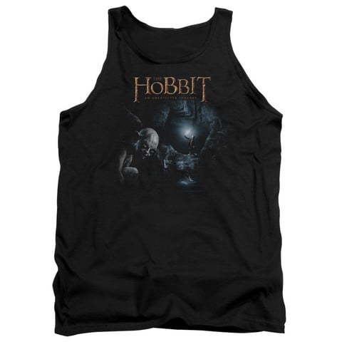 The Hobbit-Light Adult Tank Top- Black - Large