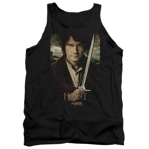 The Hobbit-Baggins Poster Adult Tank Top- Black - Medium