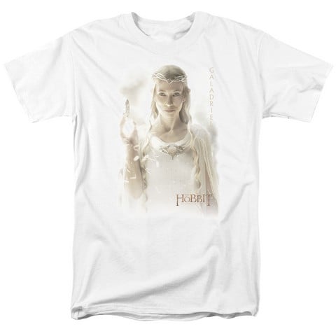 Hobbit-Galadriel Short Sleeve Adult 18-1 Tee- White - 5X