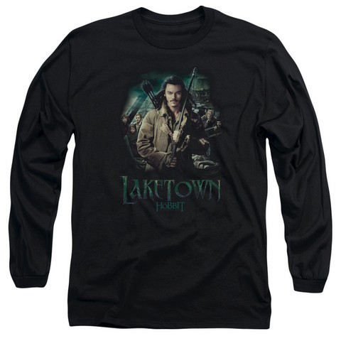 Hobbit-Protector Long Sleeve Adult 18-1 Tee- Black - Medium