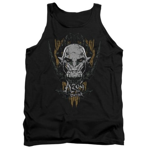 Hobbit-Azog Adult Tank Top- Black - XL