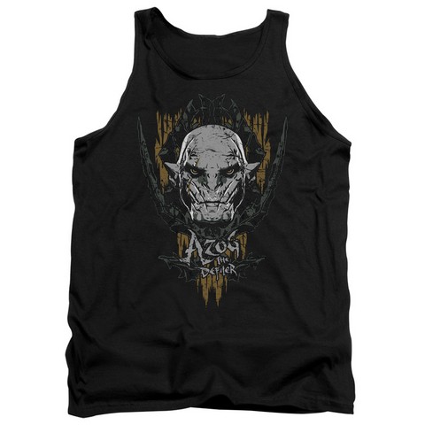 Hobbit-Azog Adult Tank Top- Black - 2X