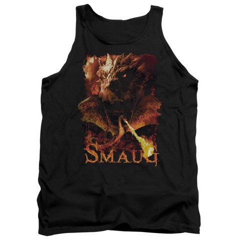 Hobbit-Smolder Adult Tank Top - Black - Small