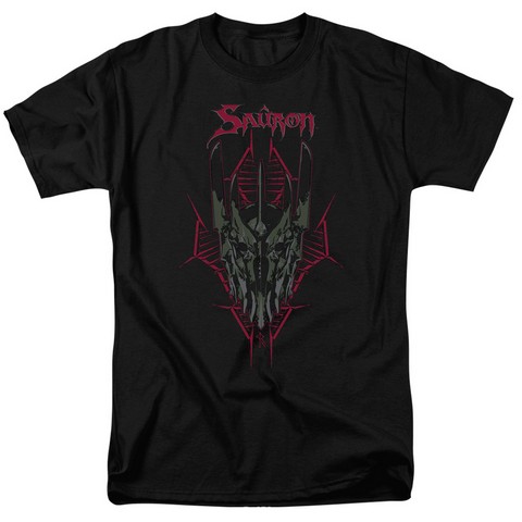 Hobbit-Evils Helm Short Sleeve Adult 18-1 Tee- Black - 2X